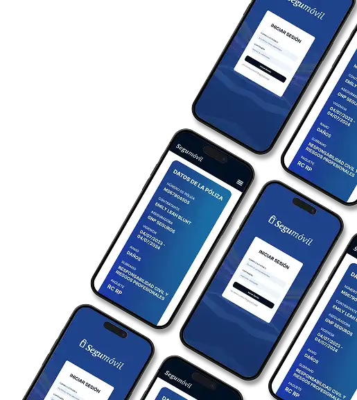 Mockup Segumóvil app